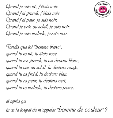 ATTENTION!!!!ce  n'est pas une forme de raciste  ok